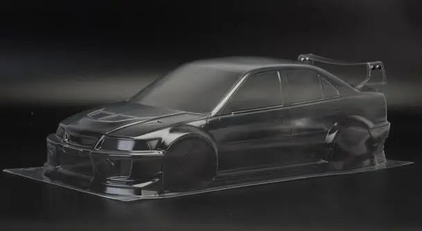 Rc OnRoad Drift бесщеточный ралли Плоский прозрачный корпус TAMIYA 51376 1/10 MITSUBISHI LANCER EVO X Hobao HSP Redcat Tamiya Kyosho 3R