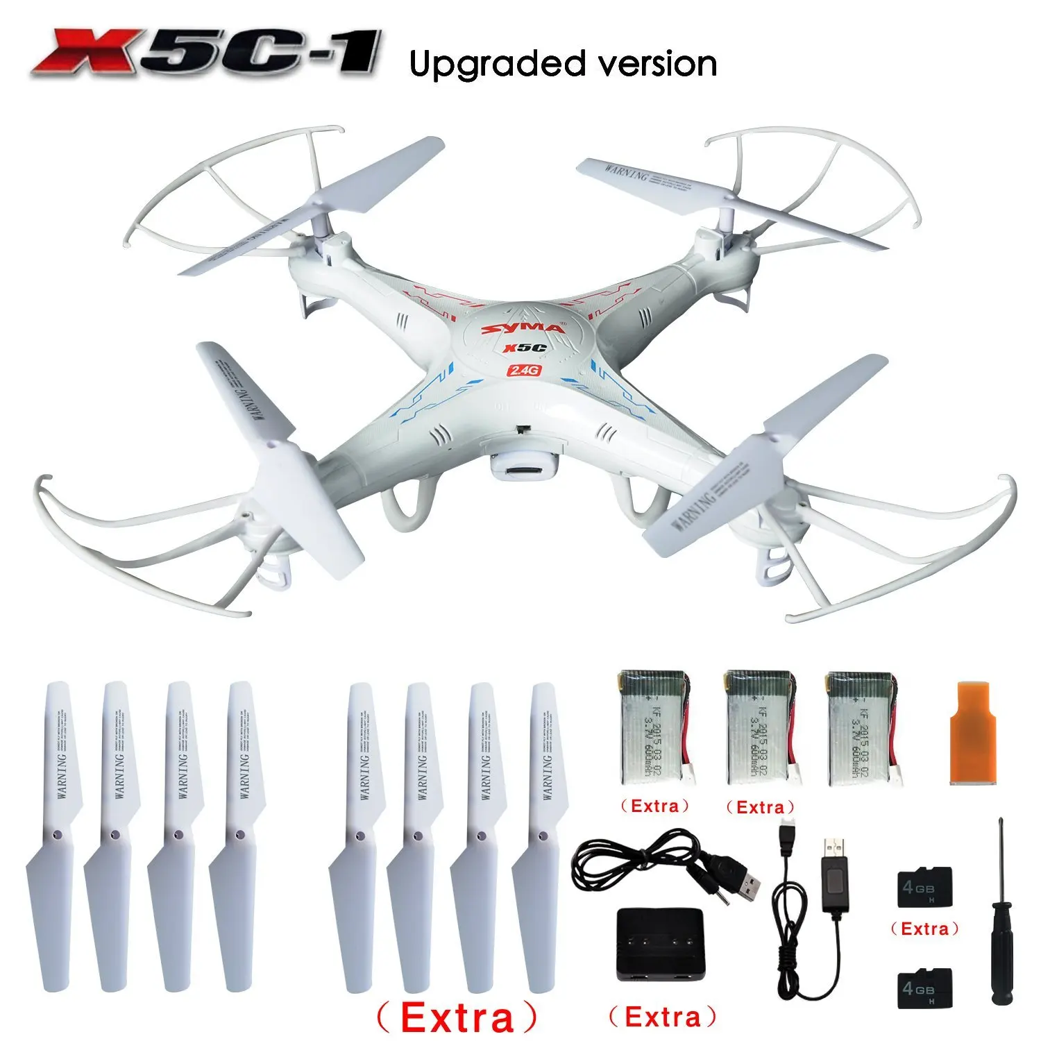 Квадрокоптер SYMA X5C оригинальный 2 4G 4CH 6 осевой с гироскопом RC HD камерой +