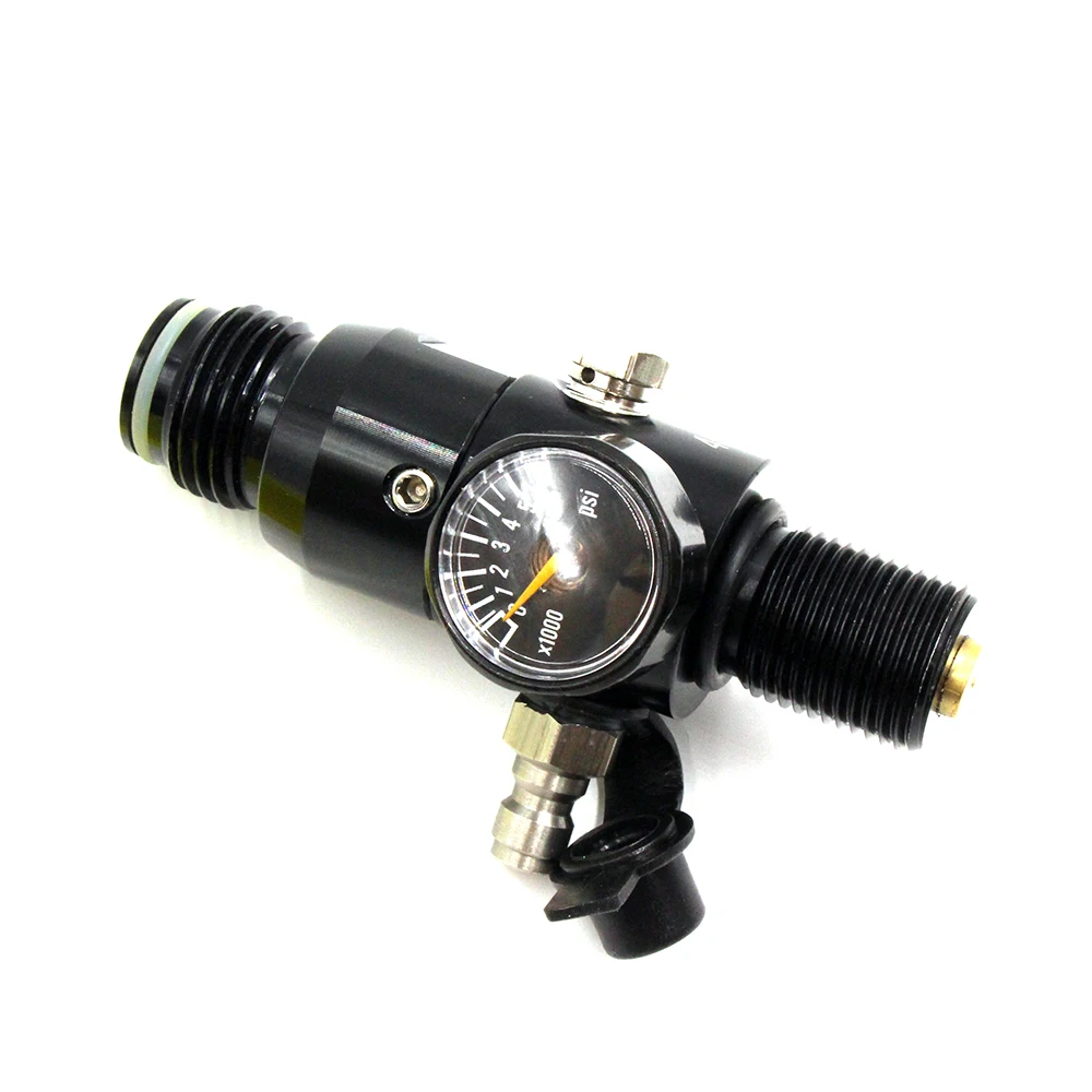 QUPB Paintball HPA Tank Regulator Valve M18*1.5 Thread Black REG001 | Accessories