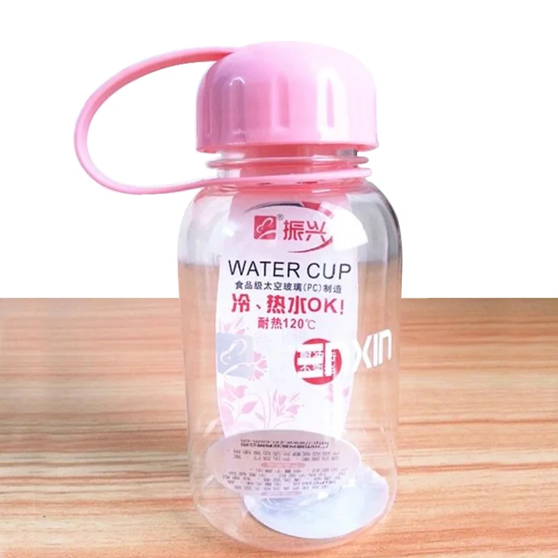 200ml Pink 200 мл/300 мл, 3 ярких цвета, розовый, голубой, зеленый, применимая детская мини-бутылка для воды, Студенческая, для детей и взрослых, портативная багажная бутылка для воды - Цвет: 200ml Pink