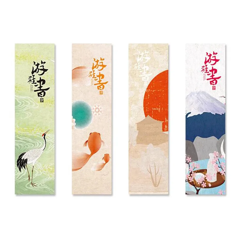 30 шт./лот японская бумага закладки для книг маркеры книжного держателя милые