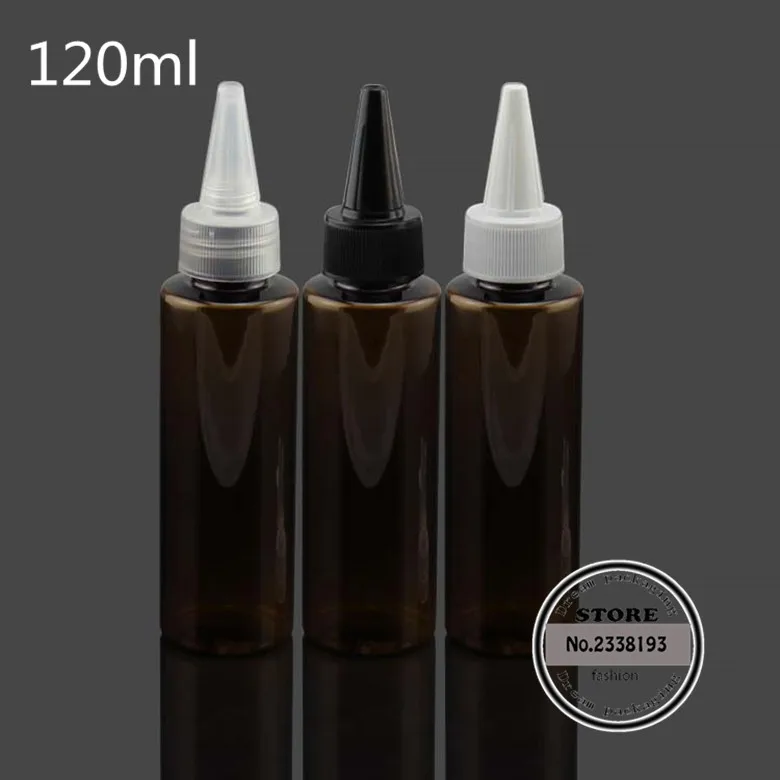 

120ml X 50pcs empty plastic bottles with cover , Food material plastic containers for jam , cosmetics packaging