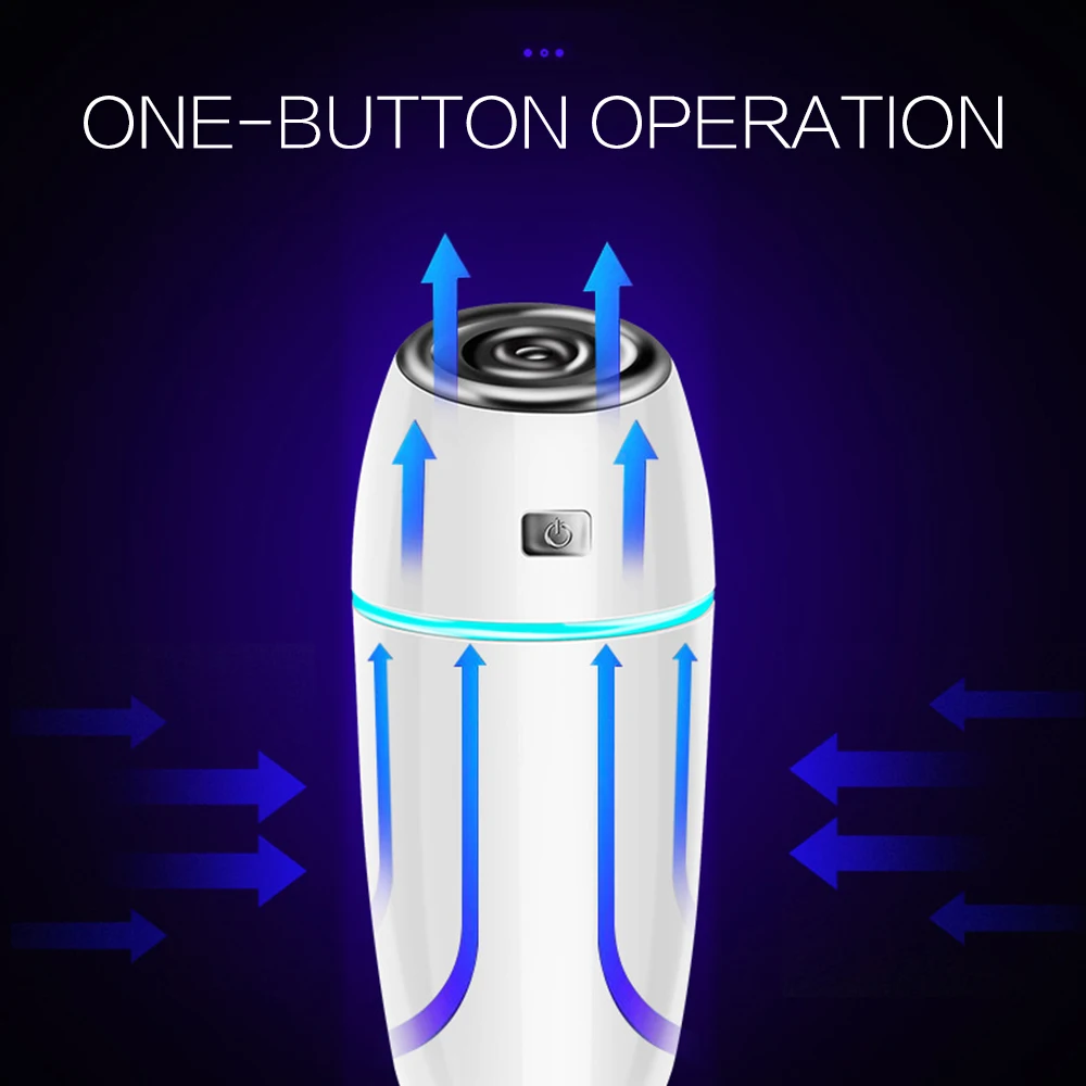 Автомобильный увлажнитель воздуха мини очиститель освежитель ароматерапия