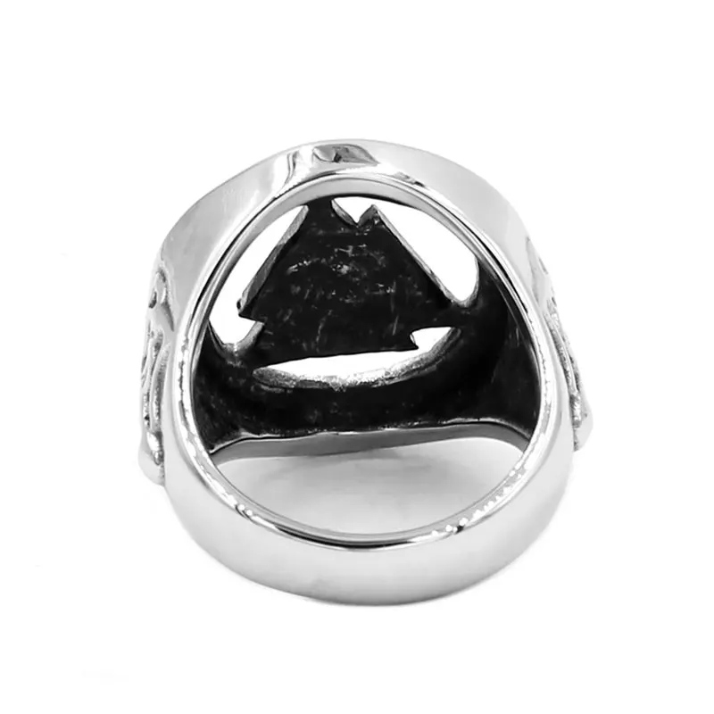 Norse Viking Wolf Ring Stainless Steel Jewelry Fashion Celtic Knot Odin Symbol Biker For Men Boys Wholesale SWR0794 | Украшения и