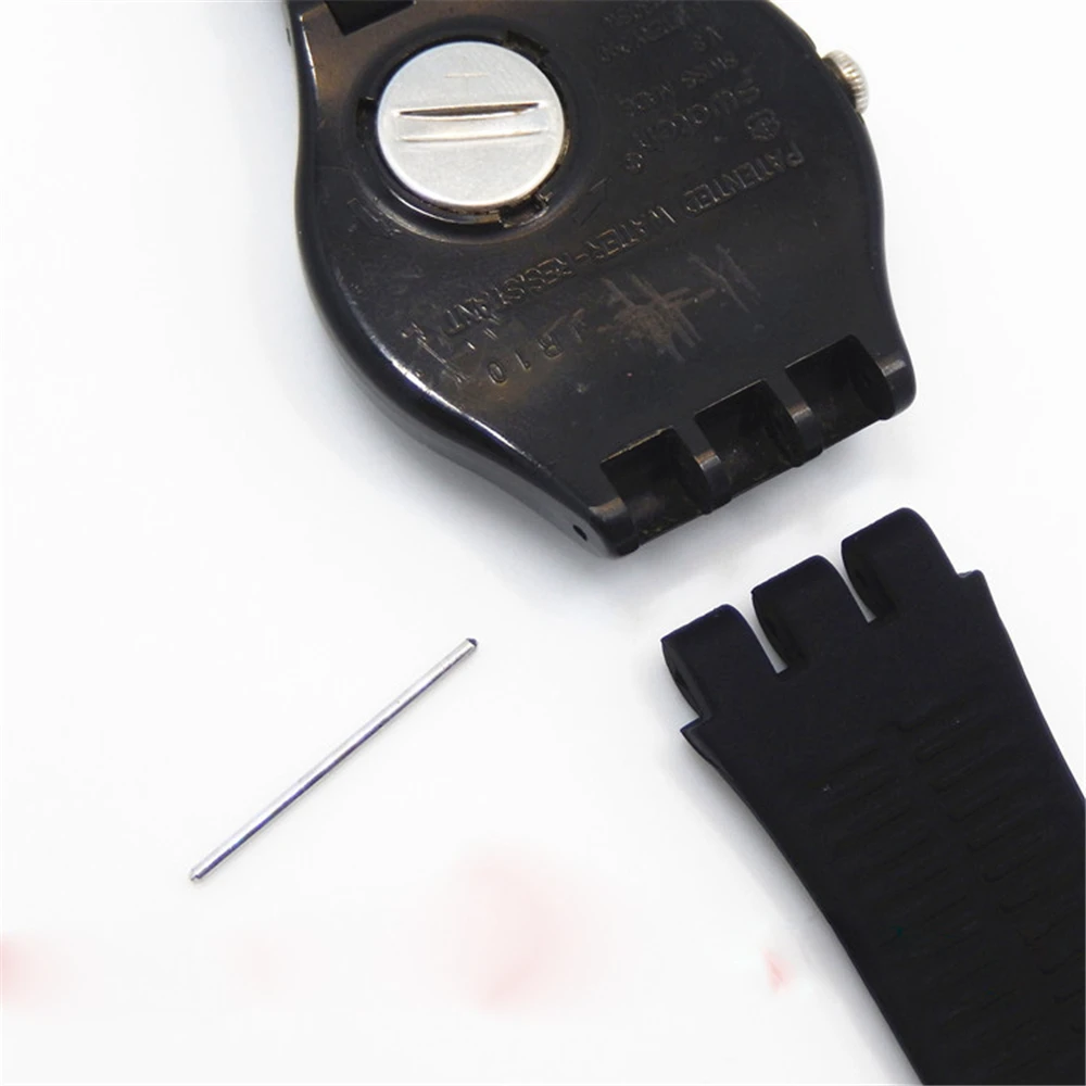 XBERSTAR 16 мм 17 мм 19 мм 20 мм силиконовый резиновый ремешок для часов Swatch Пряжка Ремешки для наручных часов браслет красочные ремешки