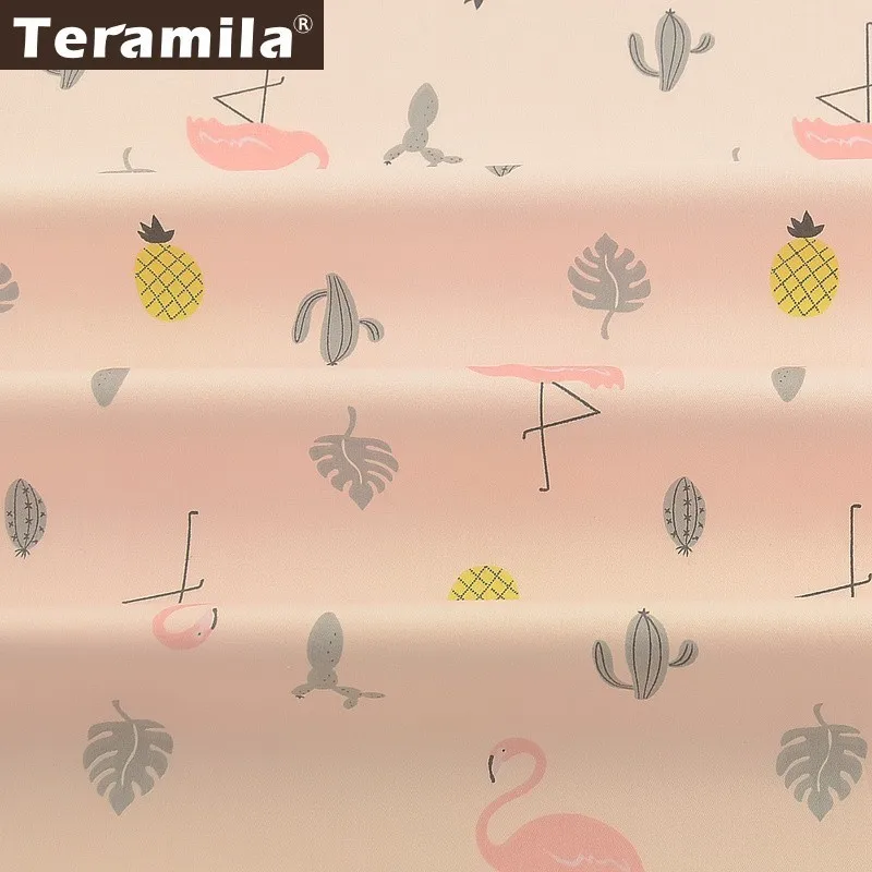 Teramila 100% Cotton Fabric Animal Tissu Tecido Tela Bedding DIY Patchwork Pillow Quilting Baby Cloth Sewing Home Textile Craft | Дом и сад