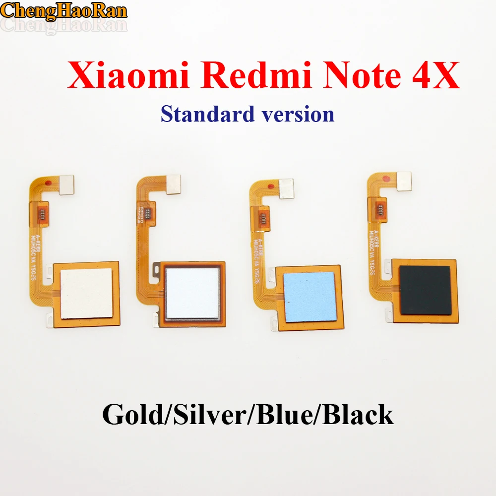 

ChengHaoRan 1pc for Xiaomi Redmi Note 4X Fingerprint scanner Sensor Flex Cable /Touch ID flex for Xiaomi Redmi Note4X Redmi Note