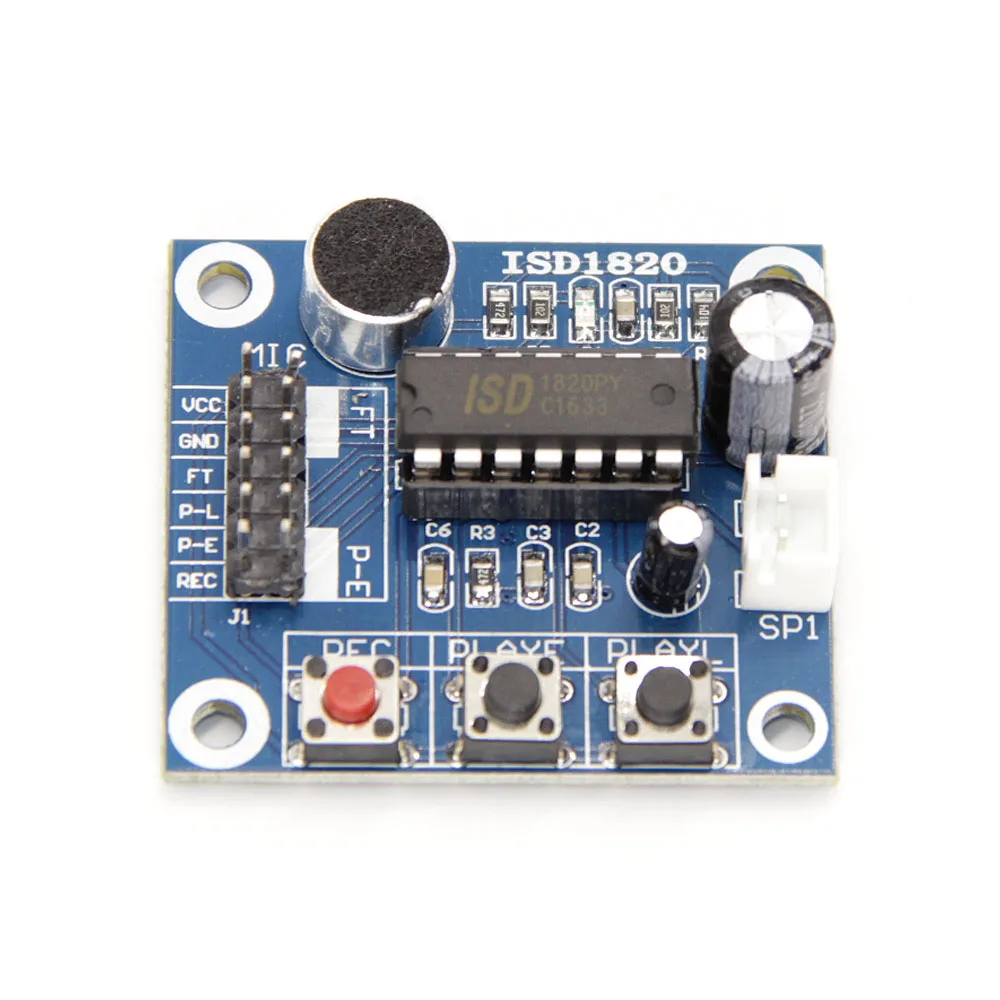 ISD1820 Voice Recording Recorder Module With Mic Sound Audio Loudspeaker New | Электроника