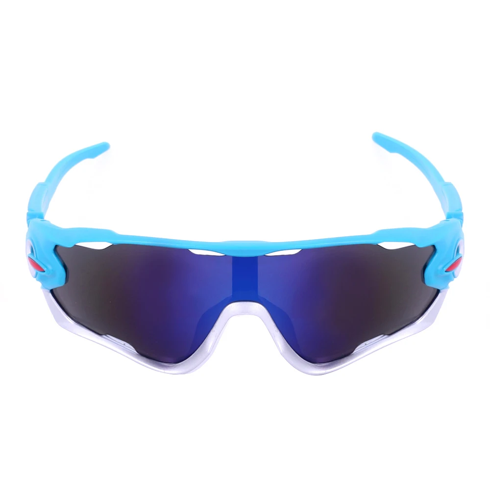 blue white Drbike мужские и женские велосипедные очки, Ночные очки, уличные солнцезащитные очки, светильник для езды на велосипеде - Цвет: blue white