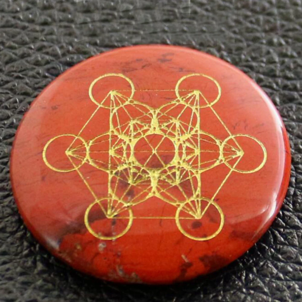 Натуральный кварцевый кристалл Metatron куб геометрия священное искусство цветок