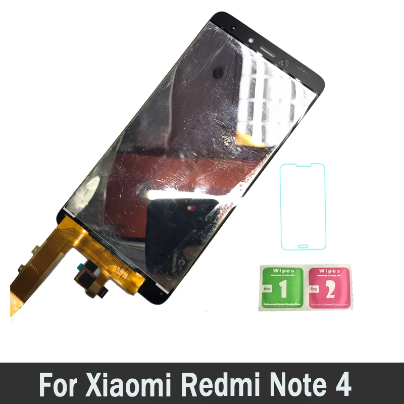 100% протестированный рабочий ЖК дисплей для Xiaomi Redmi Note 4 5 дюймов Note4 сенсорный