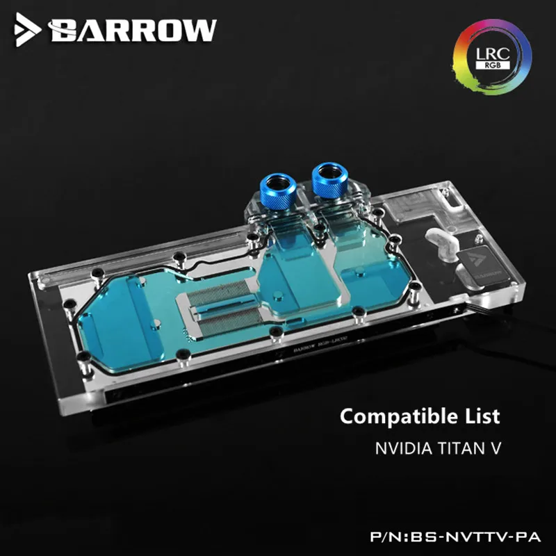 Barrow Public version NVIDIA TITAN V GPU водяной блок с полным покрытием BS NVTTV PA|gpu water block|water blockgpu |