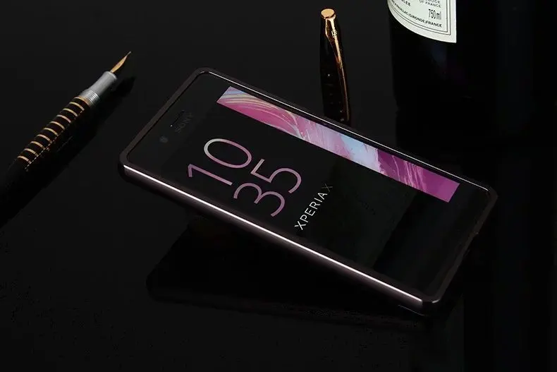 Зеркальный чехол для sony Xperia XA 5,0 дюймов, жесткая металлическая алюминиевая рамка, защитная задняя крышка для sony XA, чехол для телефона для sony XA F3111
