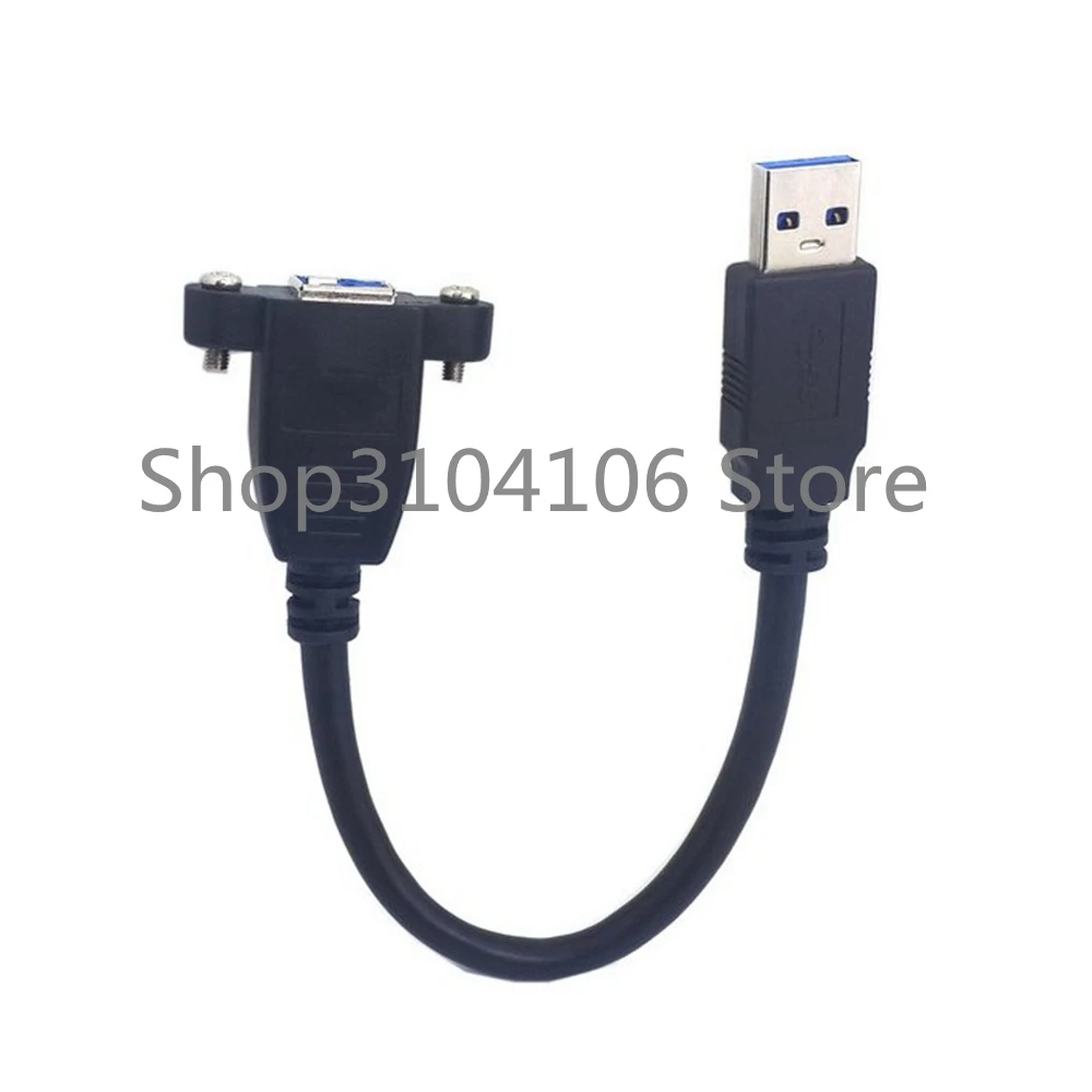 USB 3 0 A папа к B гнездовой разъем адаптера конвертер кабель с винтовой панелью