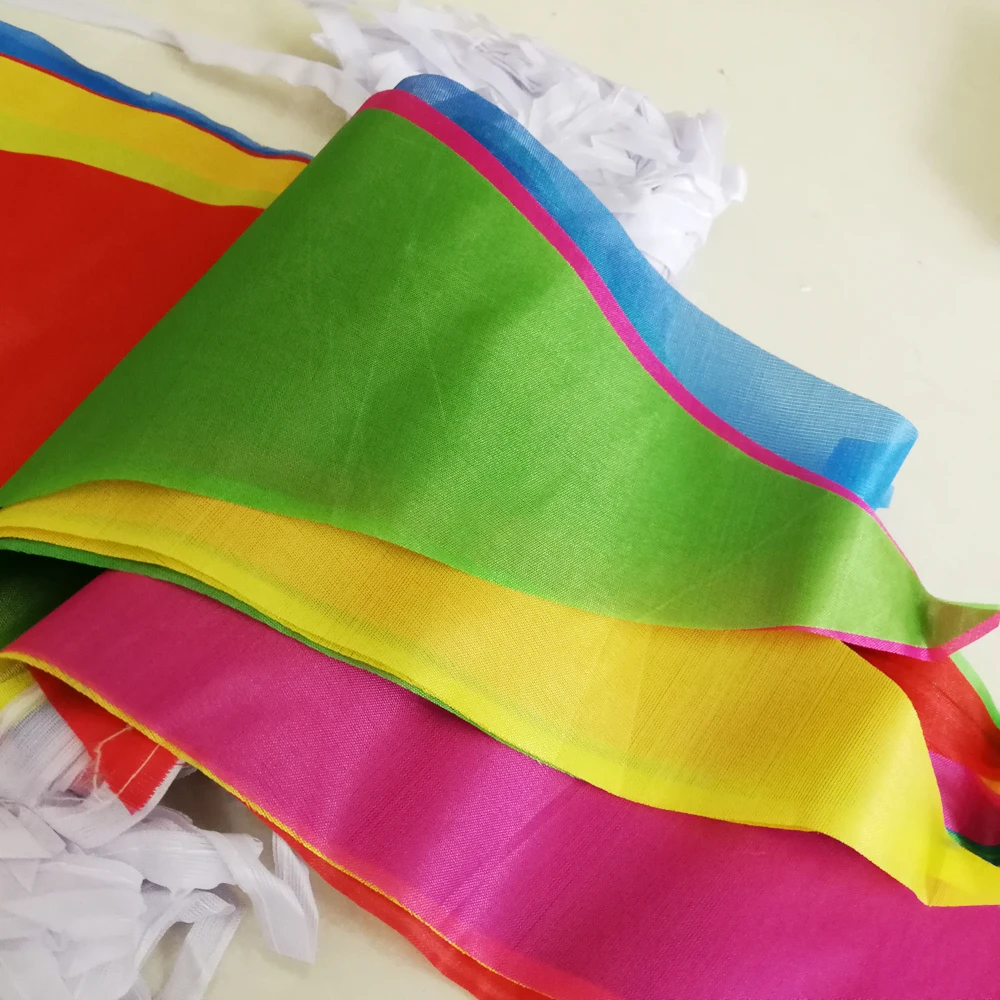10 Piece 70 Meter Beautiful Triangular Flag Banners For Outdoor Wedding Baby Shower Birthday Party Decoration Bunting | Дом и сад