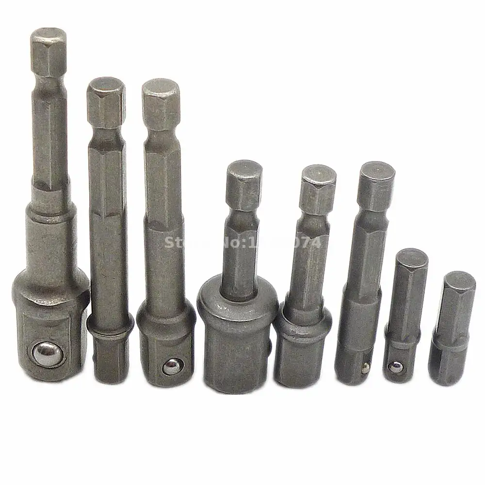 1/4 &quotШестигранным хвостовиком диаметром до 1/4&quot 3/8 &quot1/2&quot гнездо бит адаптер