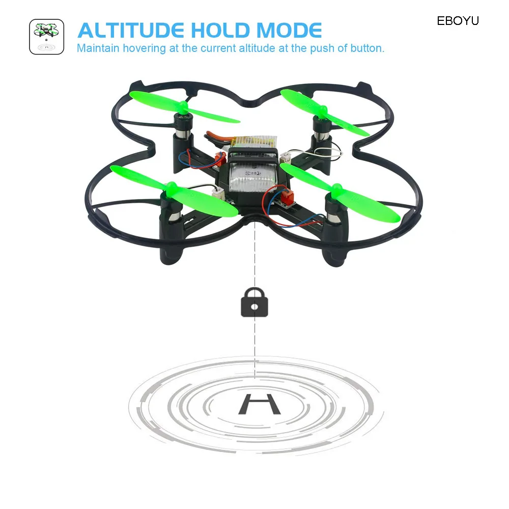 EBOYU SG200 RC Самолет DIY Дрон 0.3MP камера WiFi FPV режим удержания высоты Безголовый обучающий Радиоуправляемый квадрокоптер Дрон игрушка
