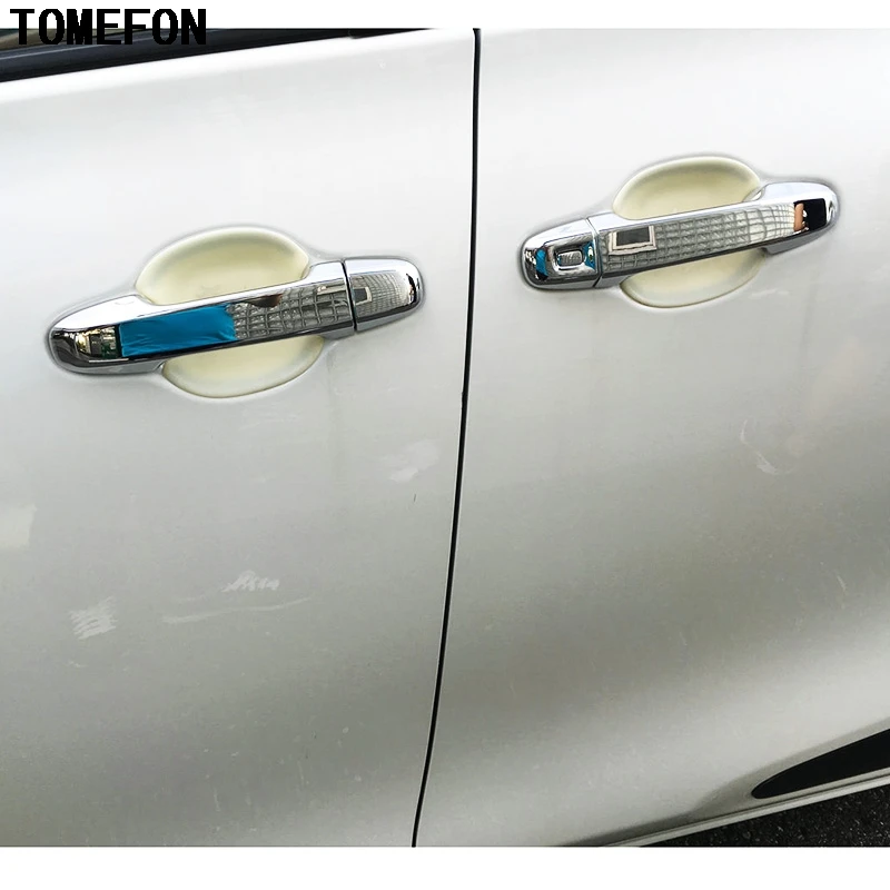 TOMEFON 12 шт. для Toyota Sienta 2015 2017 второе поколение NHP170 ABS хромированная крышка дверной