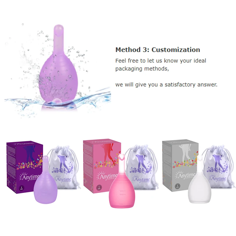 

Wholesale Dropship Feminine Hygiene Menstrual Cup Reusable 100% Medical Grade Silicone Product Lady Menstruation Discharge Valve