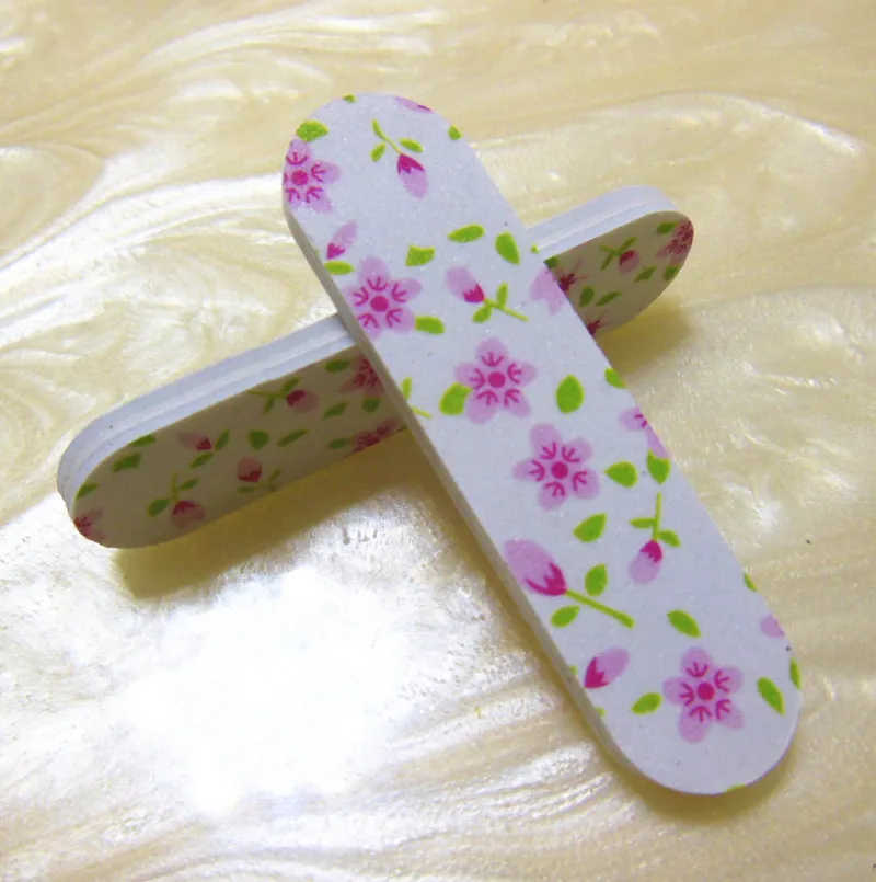 20 шт./лот детская мини-пилка для ногтей из ЭВА пилочка ухода за ногтями полировщик