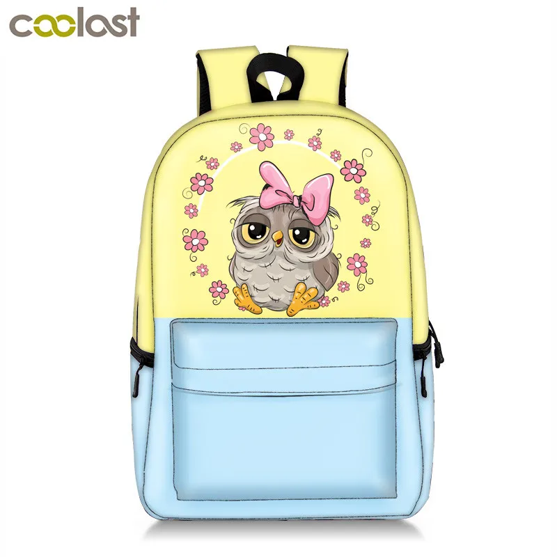 Kawaii котенок кошка/щенок собака студенческий рюкзак для девочек-подростков детские школьные сумки мультяшный рюкзак для детей сумка для книг школьные сумки - Цвет: 17qyh18