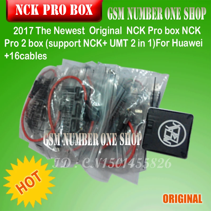 2019 новейшая оригинальная коробка NCK Pro box 2 (поддержка + UMT в 1) для Huawei 16 кабелей|box