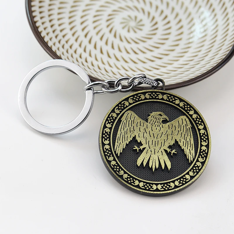 Горячая Фильм Игра престолов брелок цепочка с мечом в темноте значок логотип