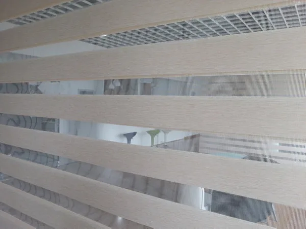 Занавески на заказ из 100% полиэстера и льна полосатые шторы бежевого цвета