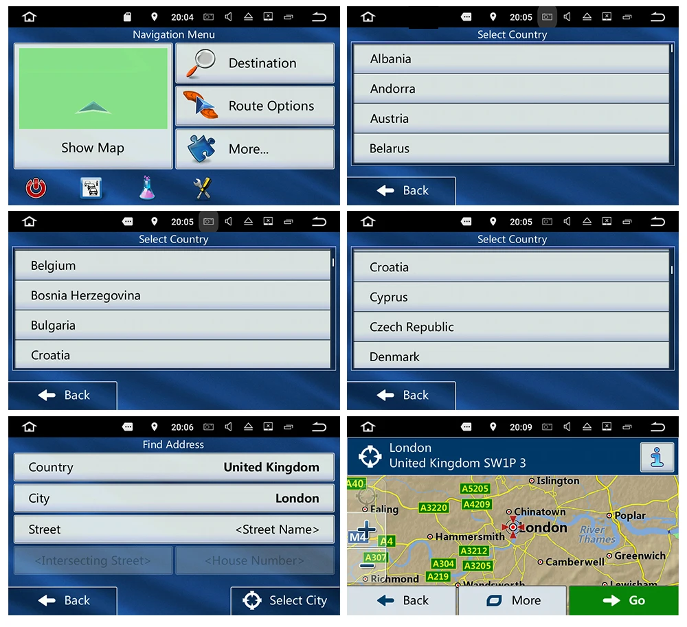 8 ГБ Автомобильный, с sd-картой навигационные карты GPS карты Android для Южной Америки карты Бразилия Перу Колумбия Uruguay Чили Аргентина КостаРика