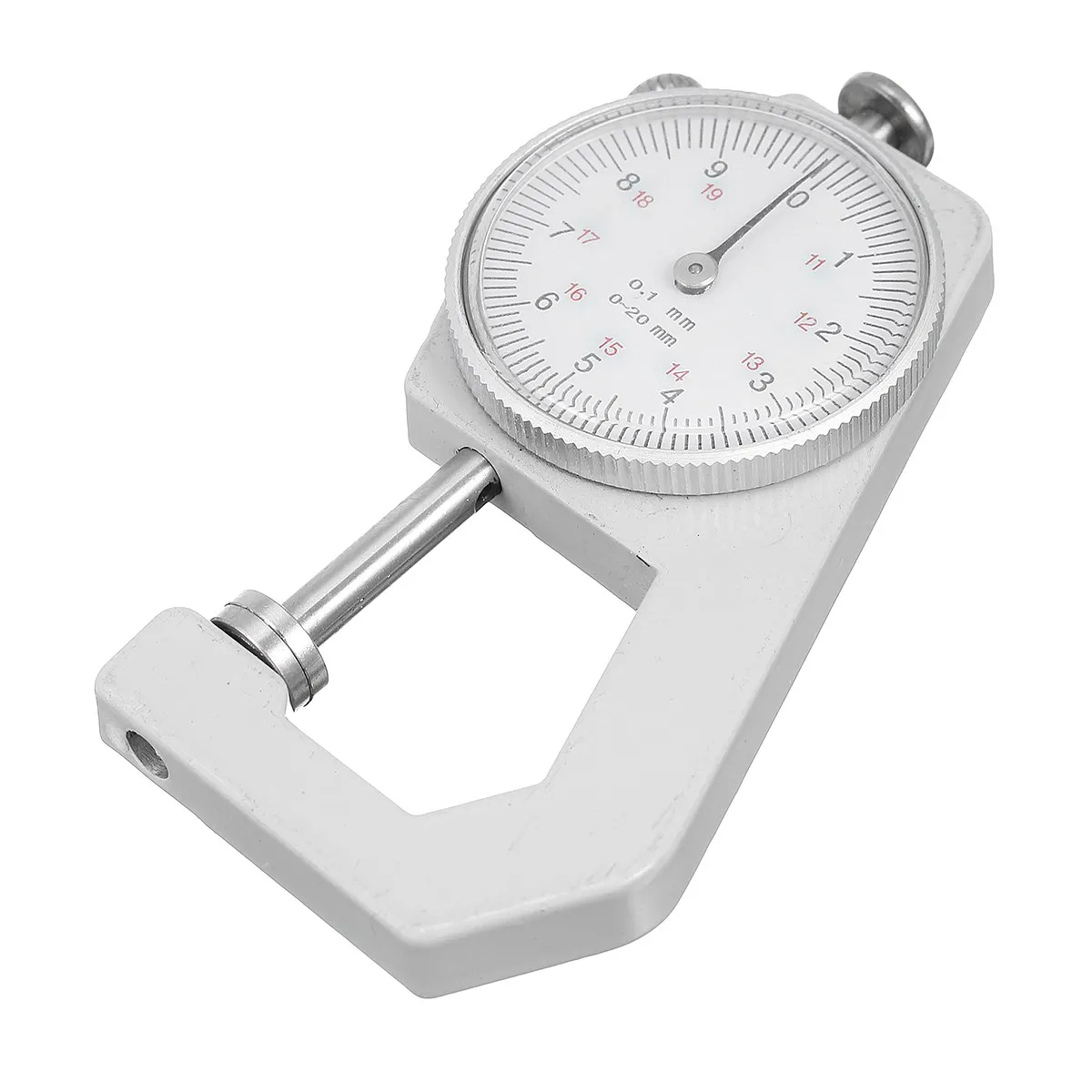 Толщиномер 0 20 мм металлический тестер толщины кожи инструмент для кожевенного