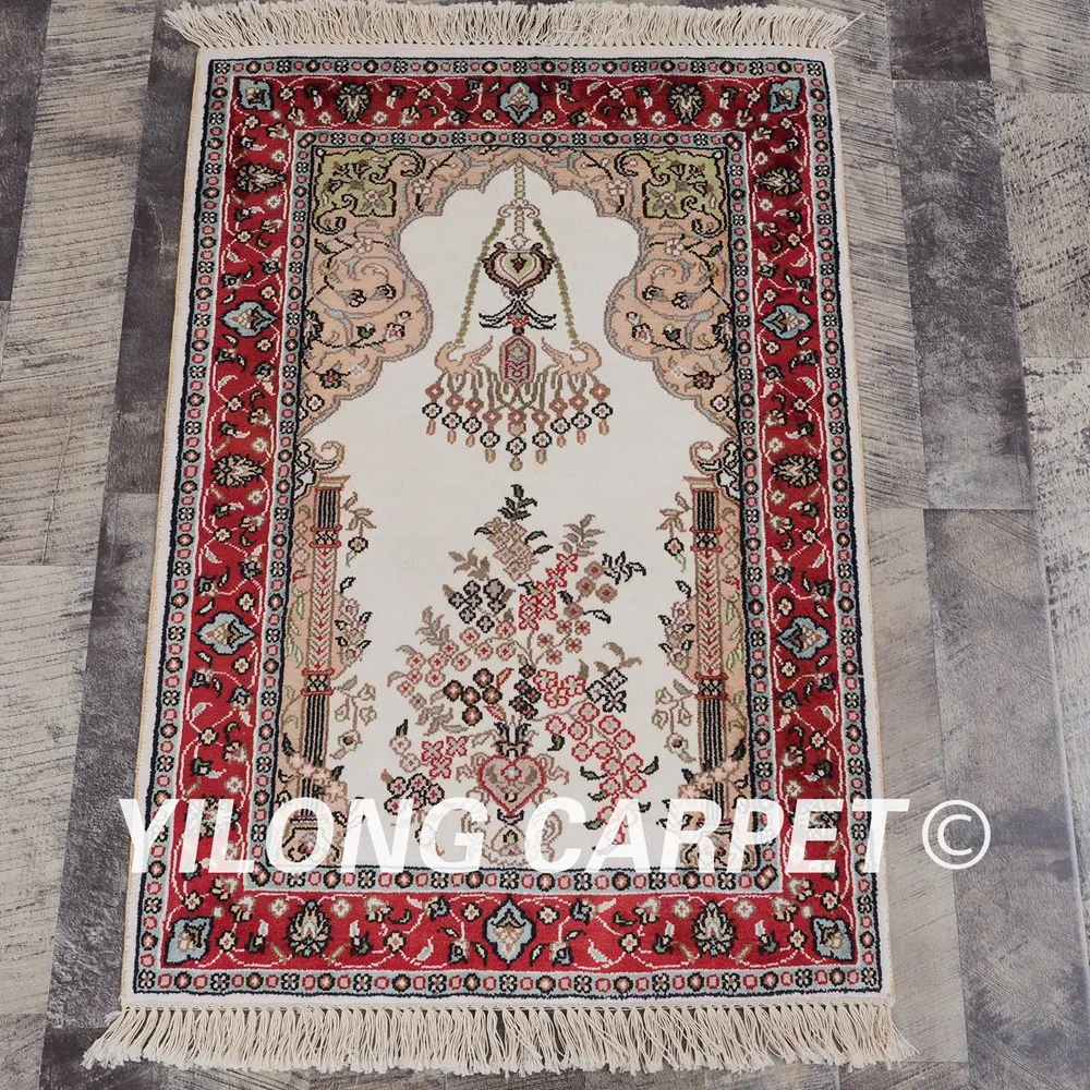 YILONG 2 'x 3' Восточный шелковый ковер ручной работы изысканный персидский
