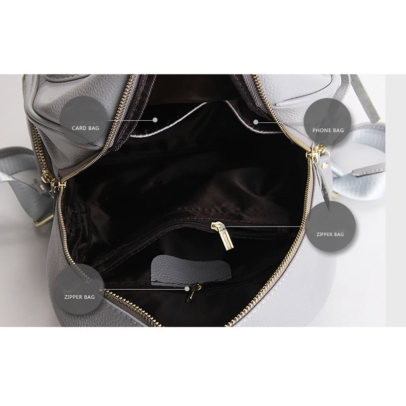 2020 модный дизайнерский женский рюкзак из 100% натуральной коровьей кожи школьные