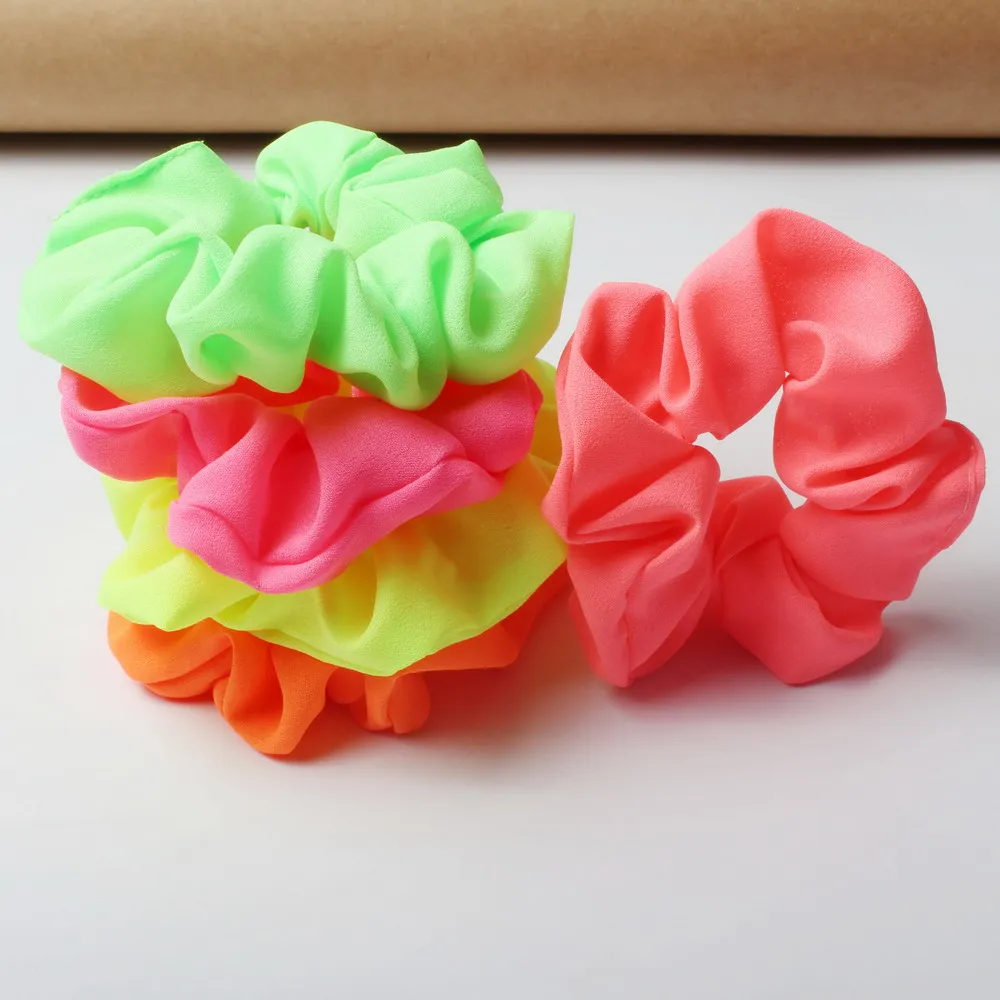 Ful Ponytail Holders Pink Green Orange Bright Color Hair Accessories