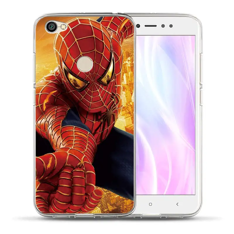 16 Роскошные герои Marvel Мягкий силиконовый чехол для телефона для Xiaomi Redmi 3S Note 3 4 4X 5A 5 6 Plus Pro Prime чехол Чехол Мстители Hoesjes - Цвет: 16