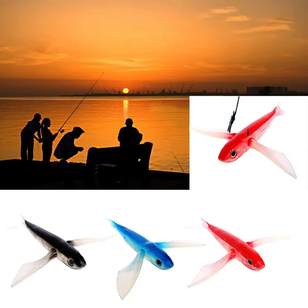 Не искусственная Летающая приманка для рыбы мягкая рыболовная скумбрии морской