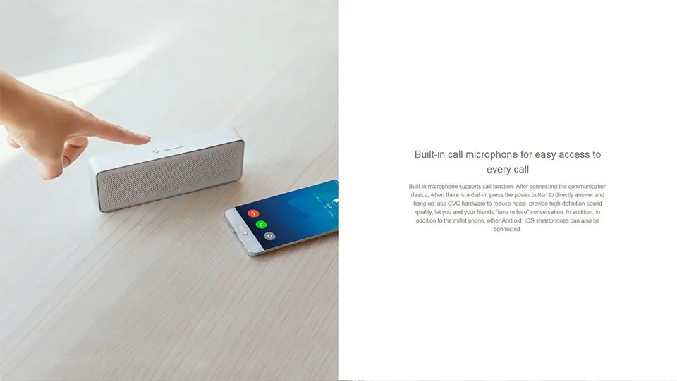 Xiaomi Mi Bluetooth динамик квадратная коробка 2 стерео портативный Bluetooth 4,2 HD Высокое разрешение звук качество воспроизведения музыки