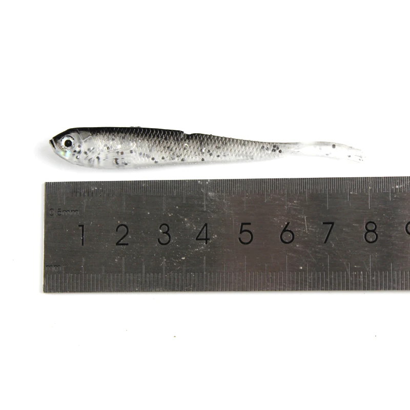 10 шт./лот мягкая рыболовная приманка рыбий запах Pesca 7 см 2 г искусственная морские