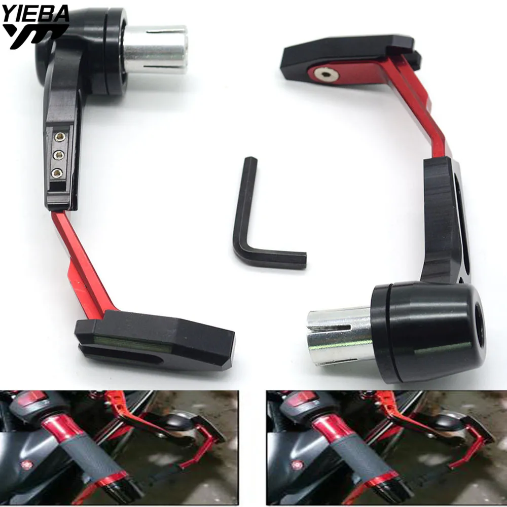 Мотоциклетные ручки тормоза и сцепления обработанные на станке с ЧПУ Защита от