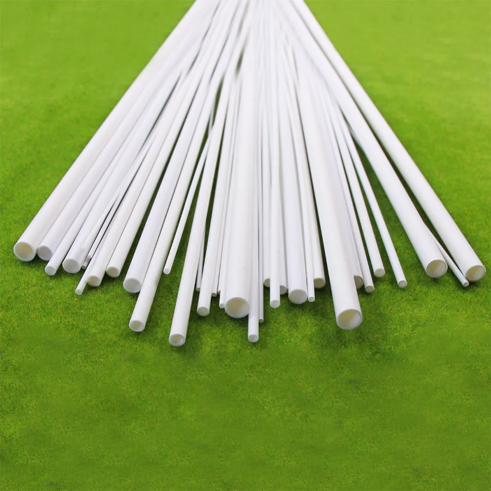 ABS03 40 шт. круглые трубы из Стирола АБС, создание моделей, пейзаж, 500 мм, архитектурные модели, сценерия 2-10 мм