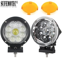 5 5 inch round 45w led work light spot combo for offroad machinery 4wd atv suv truck 4x4 driving headlights fog lamps 12v 24v