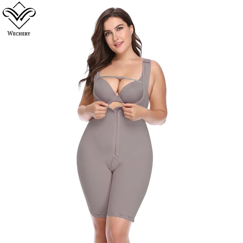 Wechery S 6XL белье боди с открытой промежностью женские Форма r полной длины