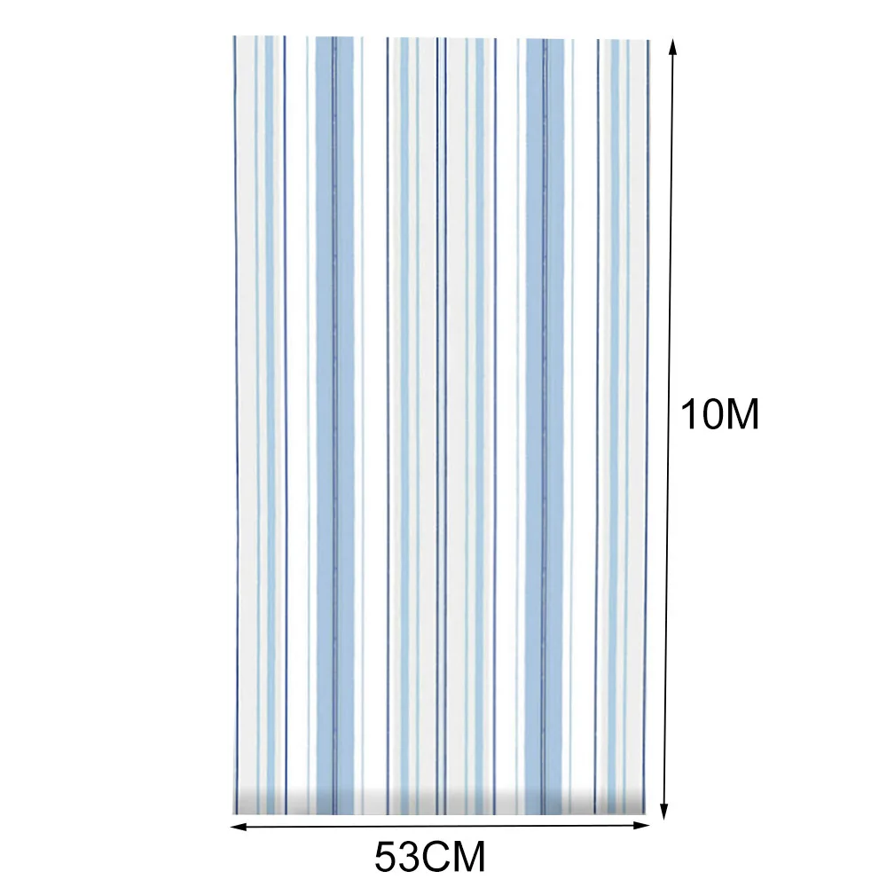 Средиземноморские светло голубые вертикальные полосы для гостиной новые