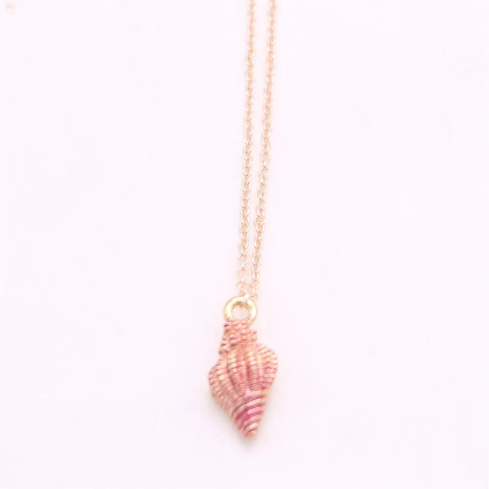 Морской кулон Улитка ожерелье мини море для женщин|Ожерелья с подвеской| |