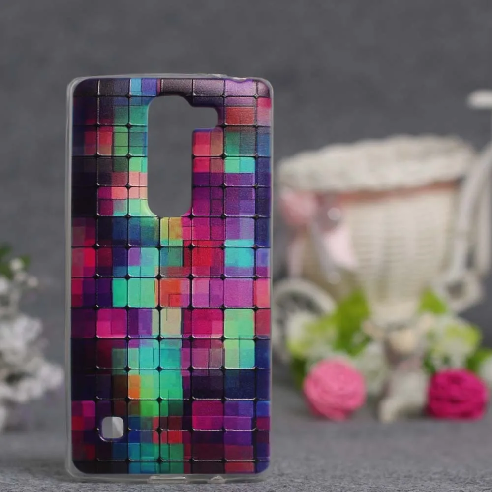 Новый красивый цветочный 3D рельефный мягкий чехол из ТПУ для LG Spirit 4G LTE H440Y H420 H422