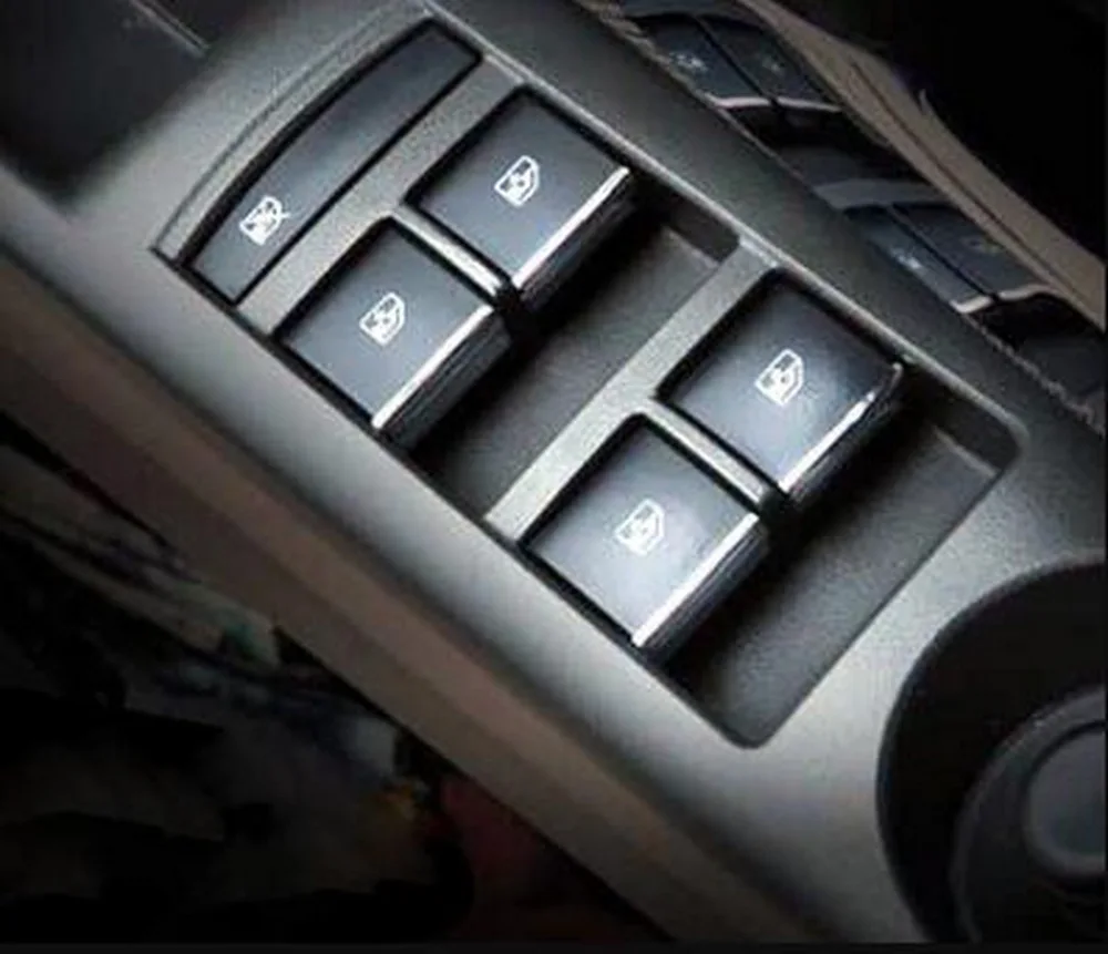 7 шт. новый Chrome дверь Лифт кнопка включения Окно чехол накладка для C/hevrolet Malibu 2012 2013
