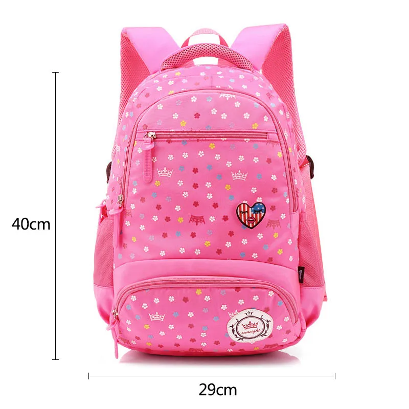 Pink small Вместительный школьный рюкзак для девочек, модная школьная Детская сумка-рюкзак на молнии, детский школьный рюкзак, Рюкзаки Mochilas Escolares - Цвет: Pink small
