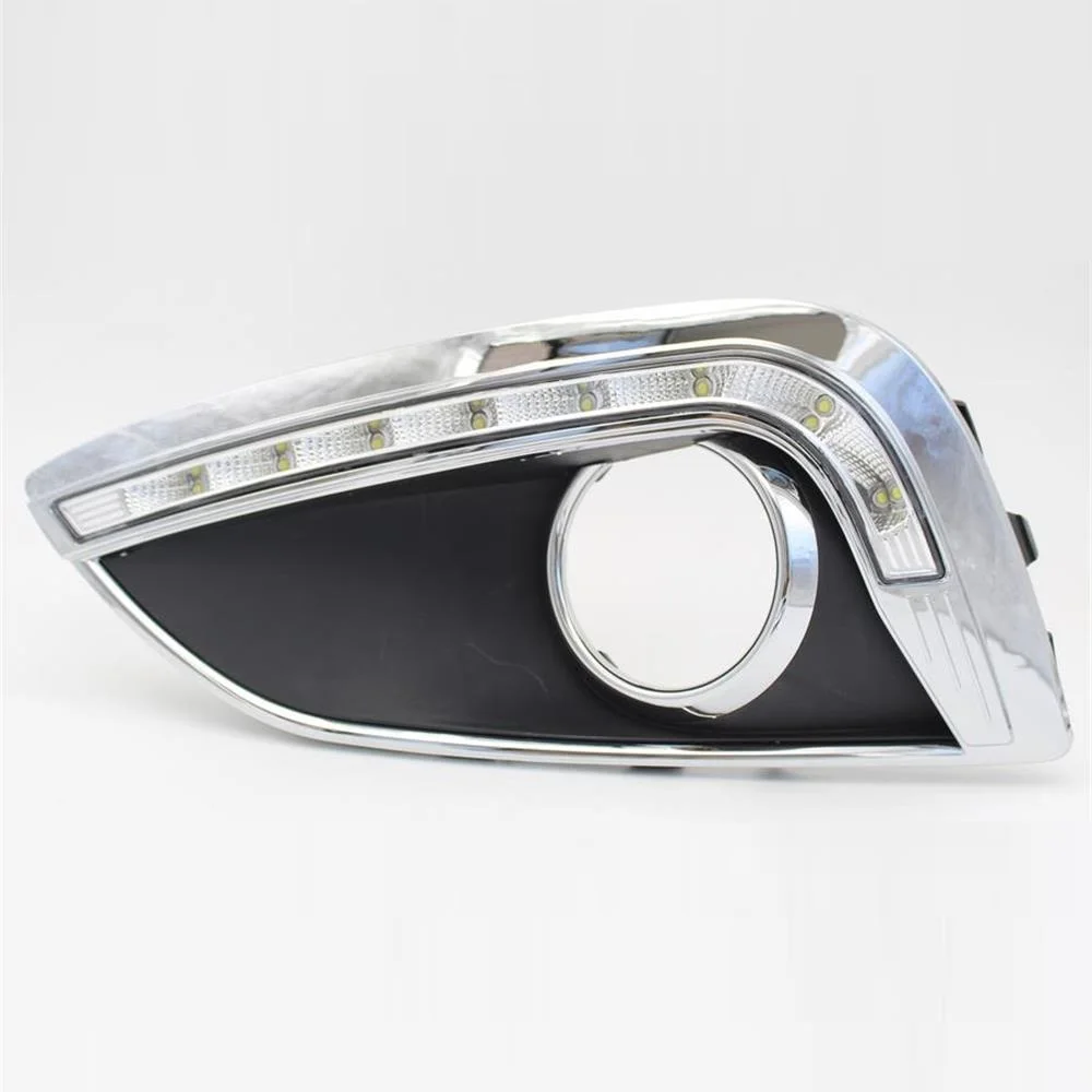 2 шт. Автомобильный светодиодный DRL для hyundai ix35 ix 35 2010 2011 2012 2013 автомобильный Стайлинг светодиодный DRL дневные ходовые огни с проводом жгута