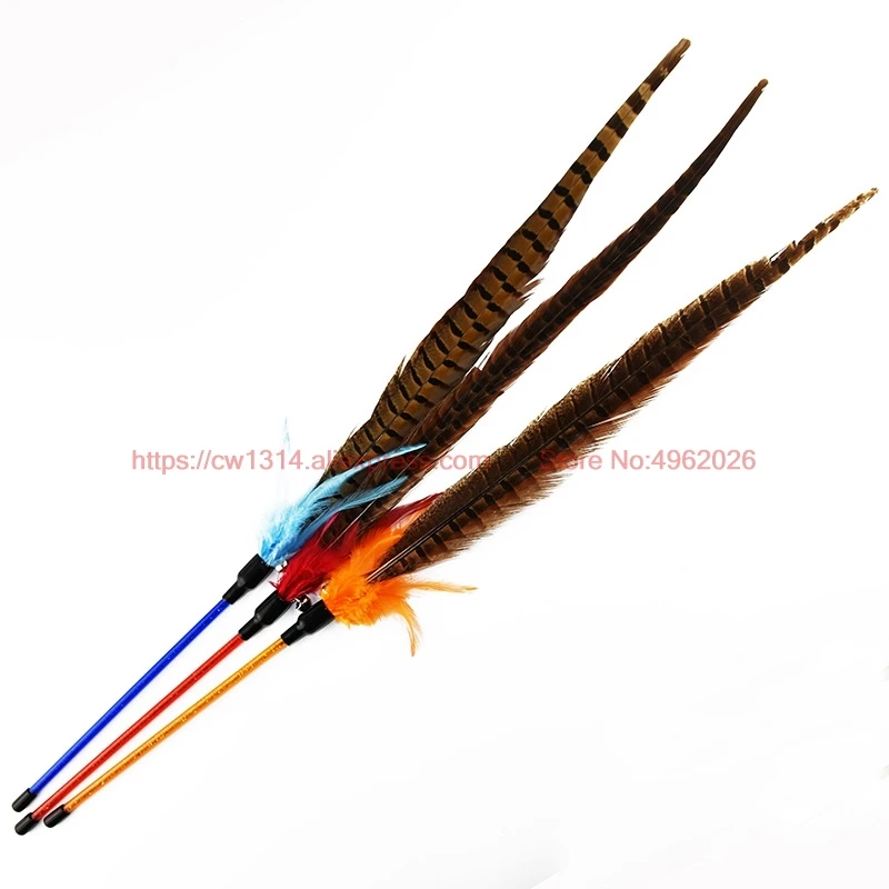 Turkey hair funny cat feathers Mountain chicken pole Cat supplies toys CFA competition dedicated | Дом и сад