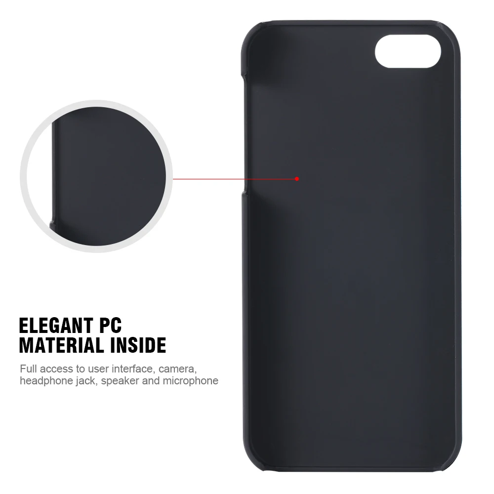 KISSCASE Hard PC Cases For iPhone 5 5S SE 4S Back Cover Ultra Thin Metal Phone Shell 6 6S 7 8 Plus Case Accessories |