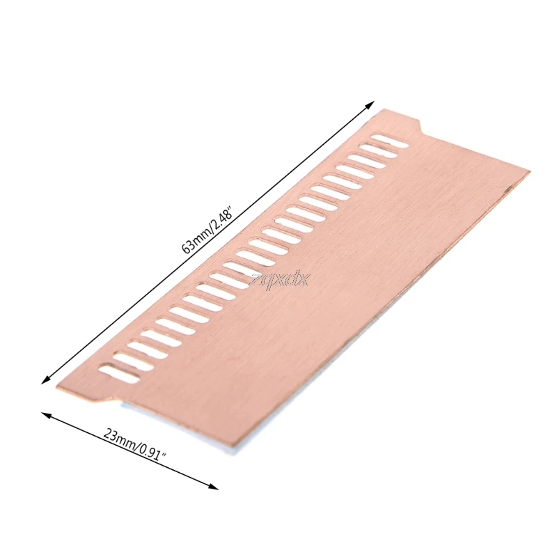 

Pure Copper Notebook Gaming Laptop Memory Heatsink Cooling Vest 0.5mm Radiator Whosale&Dropship
